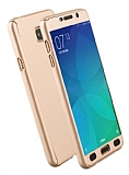 Eiroo Protect Fit Samsung Grand Prime Pro J250F 360 Derece Koruma Gold Rubber Kılıf