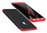 Zore GKK Ays Xiaomi Redmi Note 4 / Redmi Note 4x 360 Derece Koruma Siyah-Kırmızı Rubber Kılıf