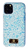 Eiroo Puloka iPhone 11 Pro Işıltılı Mavi Silikon Kılıf