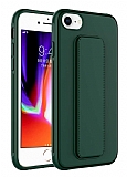 Eiroo Qstand iPhone 7 / 8 Yeşil Silikon Kılıf