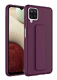 Eiroo Qstand Samsung Galaxy A12 / M12 Mrdm Silikon Klf