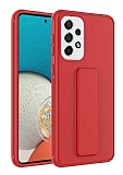 Eiroo Qstand Samsung Galaxy A52 / A52 5G Kırmızı Silikon Kılıf