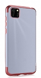 Eiroo Radiant Realme C11 Krmz Kenarl effaf Silikon Klf