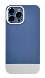Eiroo Rip-Plug iPhone 12 Pro Max Mavi Silikon Kılıf