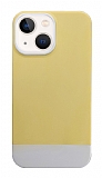 Eiroo Rip-Plug iPhone 13 Sarı Silikon Kılıf