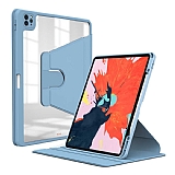 Eiroo Rotate iPad Pro 12.9 2021 Döner Standlı Mavi Kılıf