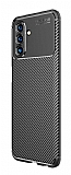 Eiroo Rugged Carbon Samsung Galaxy A04s Siyah Silikon Kılıf