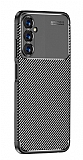Eiroo Rugged Carbon Samsung Galaxy A05s Siyah Silikon Kılıf