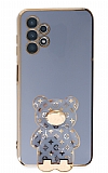 Eiroo Samsung Galaxy A13 Lks Ay Standl Mavi Silikon Klf