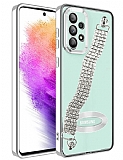 Eiroo Samsung Galaxy A53 5G Su Yolu Zincirli Silver Silikon Kılıf