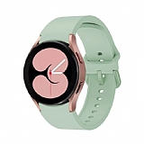 Eiroo Samsung Galaxy Watch 5 Pro Spor Yeşil Silikon Kordon