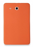 Eiroo Samsung T560 Galaxy Tab E Turuncu Silikon Kılıf