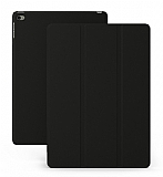 Eiroo Smart iPad Mini / Mini 2 / Mini 3 Kapaklı Siyah Deri Kılıf