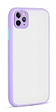 Eiroo Soft Touch iPhone 11 Pro Max Ultra Koruma Lila Klf