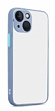 Eiroo Soft Touch iPhone 13 Ultra Koruma Mor Kılıf