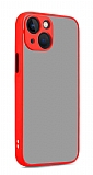 Eiroo Soft Touch iPhone 14 Plus Ultra Koruma Kırmızı Kılıf