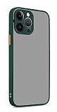 Eiroo Soft Touch iPhone 14 Pro Max Ultra Koruma Koyu Yeşil Kılıf