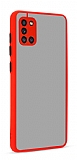 Eiroo Soft Touch Samsung Galaxy A31 Ultra Koruma Kırmızı Kılıf