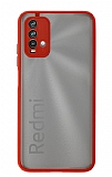 Eiroo Soft Touch Xiaomi Redmi 9T Ultra Koruma Kırmızı Kılıf
