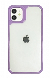 Eiroo Space iPhone 12 Mini 5.4 inç Mor Rubber Kılıf