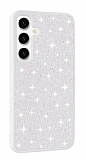 Eiroo Stone Samsung Galaxy S24 Plus Tal Beyaz Silikon Klf