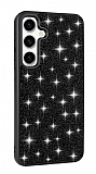 Eiroo Stone Samsung Galaxy S24 Plus Tal Siyah Silikon Klf