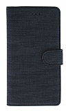 Eiroo Tabby Huawei P40 Pro Cüzdanlı Kapaklı Siyah Deri Kılıf