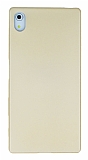 Sony Xperia Z5 Mat Gold Silikon Kılıf