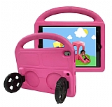 Eiroo Wheel Car iPad Pro 10.5 Ultra Koruma Pembe Kılıf
