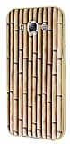 Eiroo Wooden Samsung Galaxy E5 Metal Kenarlı Bambu Rubber Kılıf