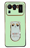 Eiroo Xiaomi Mi 11 Ultra Baby Panda Standl Yeil Silikon Klf