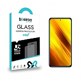 Eiroo Xiaomi Poco X3 Tempered Glass Cam Ekran Koruyucu