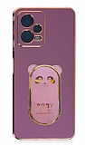 Eiroo Xiaomi Poco X5 5G Baby Panda Standl Mor Silikon Klf