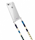 hippi iPhone 7 / 8 Lemon Örgü Yassı Askılı Ultra Koruma Telefon Kılıfı