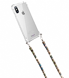 hippi iPhone X / XS Birch Kumaş Askılı Ultra Koruma Telefon Kılıfı