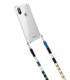 hippi iPhone X / XS Lemon Örgü Yassı Askılı Ultra Koruma Telefon Kılıfı