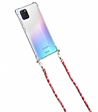 hippi Samsung Galaxy Note 10 Lite Poplar Kumaş Askılı Ultra Koruma Telefon Kılıfı