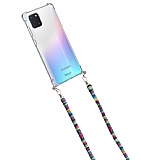 hippi Samsung Galaxy Note 10 Lite Willow Kumaş Askılı Ultra Koruma Telefon Kılıfı