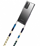 hippi Samsung Galaxy Note 20 Lemon Örgü Yassı Askılı Ultra Koruma Telefon Kılıfı