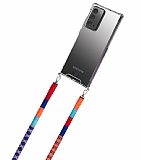 hippi Samsung Galaxy Note 20 Pomegranate Örgü Yassı Askılı Ultra Koruma Telefon Kılıfı