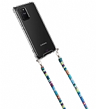 hippi Samsung Galaxy S10 Lite Ash Kumaş Askılı Ultra Koruma Telefon Kılıfı