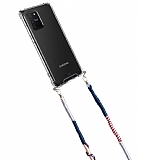 hippi Samsung Galaxy S10 Lite Cosmos Örgü Askılı Ultra Koruma Telefon Kılıfı