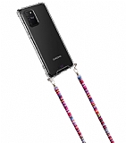 hippi Samsung Galaxy S10 Lite Lotus Kumaş Askılı Ultra Koruma Telefon Kılıfı