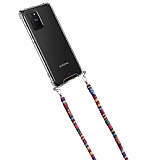 hippi Samsung Galaxy S10 Lite Moss Kumaş Askılı Ultra Koruma Telefon Kılıfı