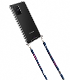 hippi Samsung Galaxy S10 Lite Pimenta Kumaş Askılı Ultra Koruma Telefon Kılıfı