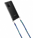 hippi Samsung Galaxy S10 Lite Plane Kumaş Askılı Ultra Koruma Telefon Kılıfı