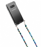 hippi Samsung Galaxy S10e Ash Kumaş Askılı Ultra Koruma Telefon Kılıfı