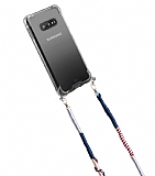 hippi Samsung Galaxy S10e Cosmos Örgü Askılı Ultra Koruma Telefon Kılıfı