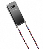 hippi Samsung Galaxy S10e Moss Kumaş Askılı Ultra Koruma Telefon Kılıfı