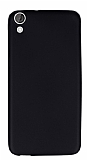 HTC Desire 820 Mat Siyah Silikon Kılıf
